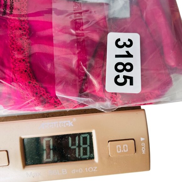 Catherines Womens Red Cotton Tunic Top OX 14/16W Lace Trim Relaxed Fit - Picture 6 of 6